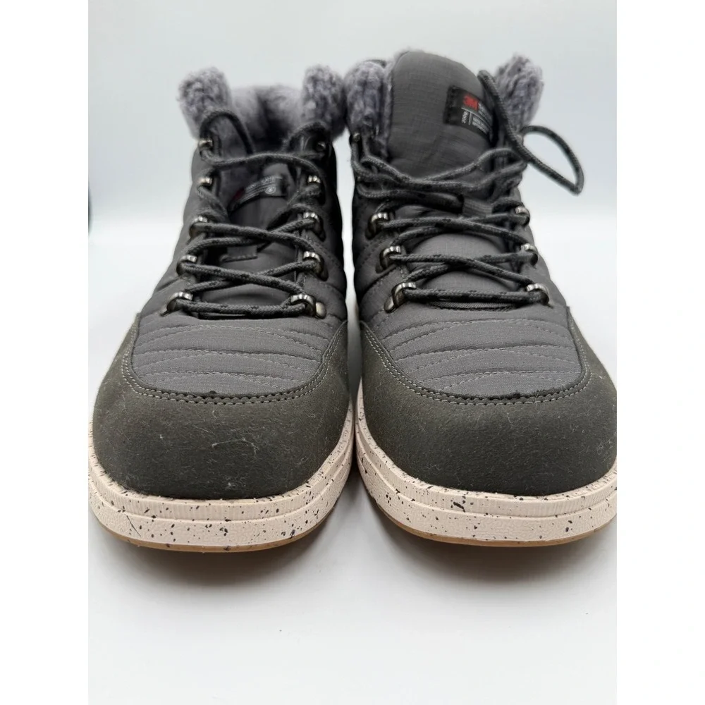 Bruno Marc 3M Thinsulate Winter Boots Gray Men's Size 8